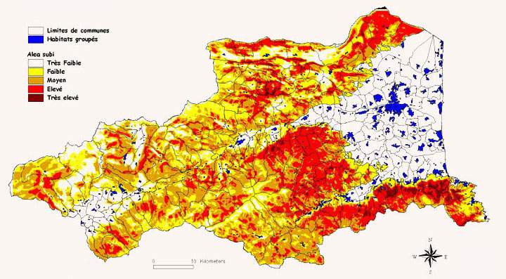 carte Risque incendie